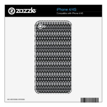 Cool oriental tribal abstract native pattern decals for the iPhone 4