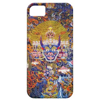 Cool oriental Yamantaka deamon god tattoo art iPhone 5 Cases