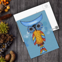 Cool Owl Postcard by artbymar Cool Owl Postcard