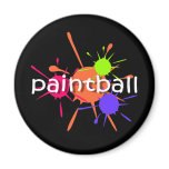 Cool paintball fridge magnet