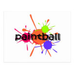 Cool paintball post card