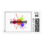 Cool paintball postage stamp