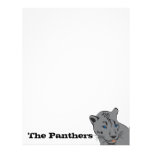 Cool Panther Personalized Letterhead