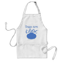 Cool Paw Print aprons