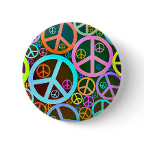 Cool Peace Love Heart Pins