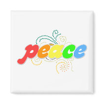 Cool Peace magnets by Just2Cute Cool Peace magnets