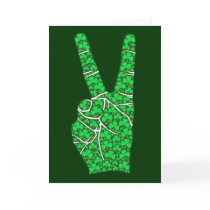 Cool peace sign card