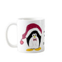 Cool Penguin in a Red Hat mugs