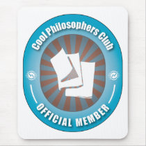 Cool Philosophers Club mousepads by busybees Cool Philosophers Club mousepads