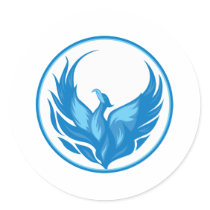Cool Phoenix Bird Design stickers by littlethings Cool Phoenix Bird Design stickers
