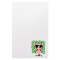 Cool Pig Custom Stationery