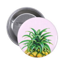 pineapple, cool, summer, tropical, funny, pillow, minimalist, fresh, fruit, beach, travel, holidays, vacation, lol, pineapples, ananas, minimalism, fun, buttons, Button with custom graphic design