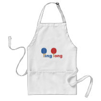 Cool Ping Pong Emblem Apron