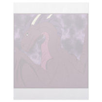 Cool Pink And Purple Dragon letterhead by mydeas Cool Pink And Purple Dragon letterhead
