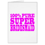 Cool Pink Gifts 4 Bridesmaids : Super Bridesmaid Cards
