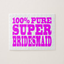 Cool Pink Gifts 4 Bridesmaids : Super Bridesmaid Puzzles