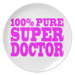 Cool Pink Gifts 4 Doctors 100% Pure Super Doctor Plate