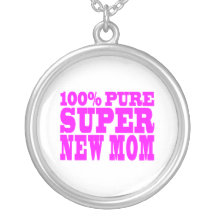 Cool Pink Gifts 4 New Moms : Super New Mom Necklaces