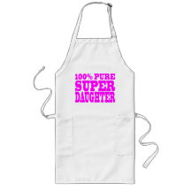 Cool Pink Gifts for Daughters : Super Daughter Aprons