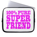 Cool Pink Gifts for Friends : Super Friend Computer Sleeves