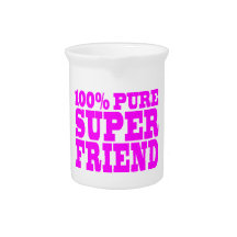 Cool Pink Gifts for Friends : Super Friend Pitcher