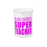 Cool Pink Gifts for Teachers : Super Teacher Drink Pitcher