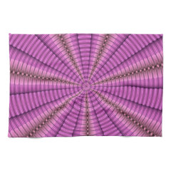 Cool Pink Purple Tunnel Fractal Pattern Gifts Towel