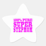 Cool Pink Stepmoms : Super Stepmom Star Stickers