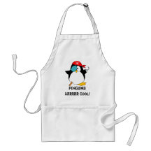 Cool Pirate Penguin Aprons