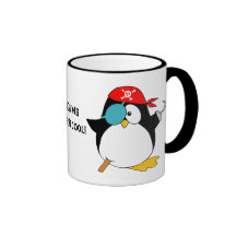 Cool Pirate Penguin Coffee Mug