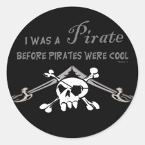 Cool Pirate Sticker stickers