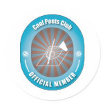 Cool Poets Club stickers
