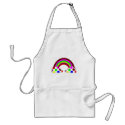Cool Polka Dot Rainbow Apron