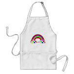 Cool Polka Dot Rainbow Apron