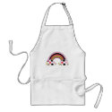 Cool Polka Dot Rainbow Apron