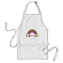 Cool Polka Dot Rainbow Apron