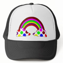 Cool Polka Dot Rainbow Hat