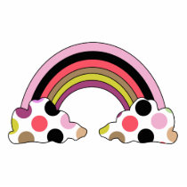 Cool Polka Dot Rainbow Ornament photo sculptures by polkadotpizazz Cool Polka Dot Rainbow Ornament photo sculptures
