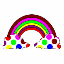 Cool Polka Dot Rainbow Ornament photo sculptures by polkadotpizazz Cool Polka Dot Rainbow Ornament photo sculptures