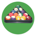 Cool Pool Stuff Round Stickers