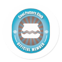 Cool Potters Club stickers