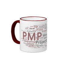 Cool Project Manager PMP Tag Cloud Mug