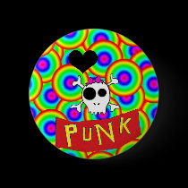 Cool Punk Button for rock chicks buttons