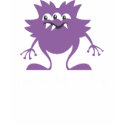 Cool Purple Little Monster T-Shirt by hipkidstees Cool Purple Little Monster T-Shirt