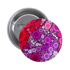 Cool Purple Pink Concentric Circles Girly Pattern