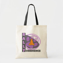 Cool Purple Rally Obedience Tote Bags