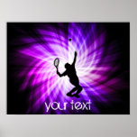 Cool Purple Tennis Print