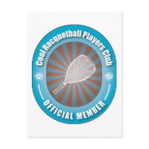 Cool Racquetball Players Club postcards
