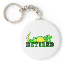 Cool retirement gator key chain