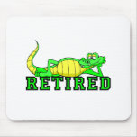 Cool retirement gator mouse pads